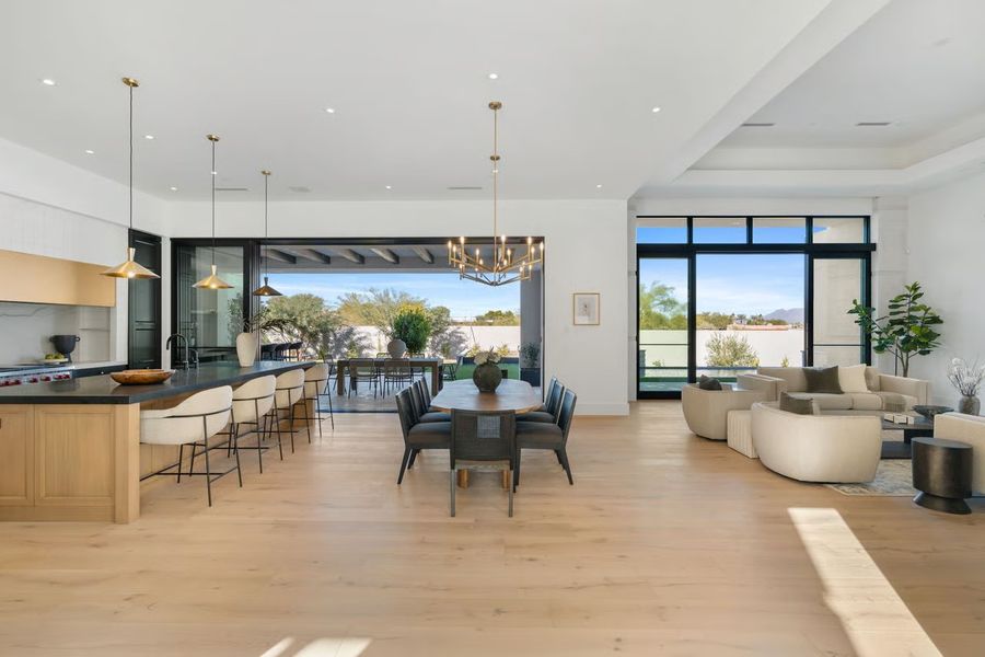 Representative furnished interior of a home built from the Hummingbird by BedBrock Developers in Bird Street Estates, Paradise Valley (Image 15).