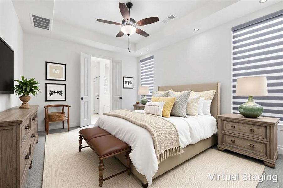 Furnished interior view inside a new home in , Northlake (Image 8). Furnished interior view inside a new home in , Northlake (Image 8).