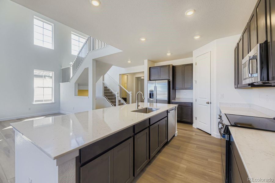 Furnished interior view inside a new home in Ken-Caryl Ranch: The Monarch Collection, Littleton (Image 6). Furnished interior view inside a new home in Ken-Caryl Ranch: The Monarch Collection, Littleton (Image 6).