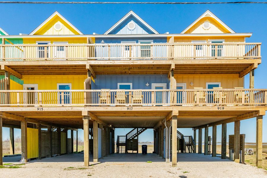 Front exterior of a new home in , Surfside Beach, TX, highlighting curb appeal (Image 2). Front exterior of a new home in , Surfside Beach, TX, highlighting curb appeal (Image 2).