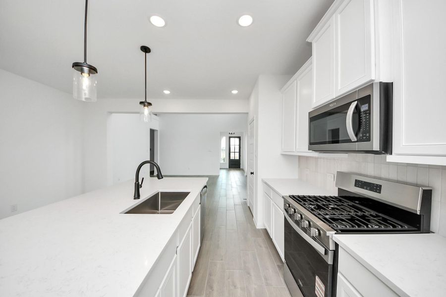 Furnished interior view inside a new home in Elyson, Katy (Image 5).