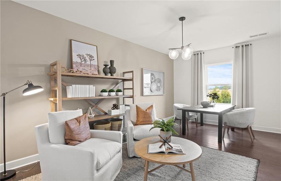 Furnished interior view inside a new home in Anderson Point Estates, McDonough (Image 11).