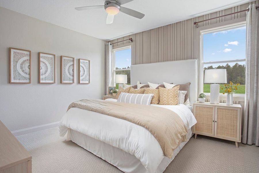 Representative furnished interior of a home built from the 1342 Modeled by KB Home in Anabelle Island - Classic Series, Green Cove Springs (Image 7).
