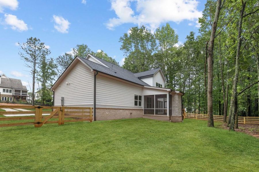 Exterior details and patio area of a home in , Cumming (Image 20).