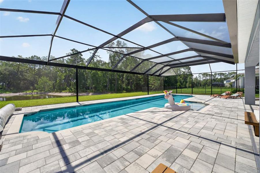 Exterior details and patio area of a home in , Wesley Chapel (Image 23). Exterior details and patio area of a home in , Wesley Chapel (Image 23).