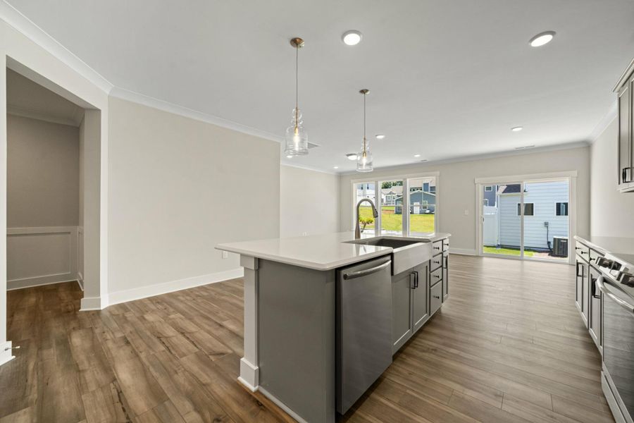 Furnished interior view inside a new home in Harbor Crossing, Greensboro (Image 9).