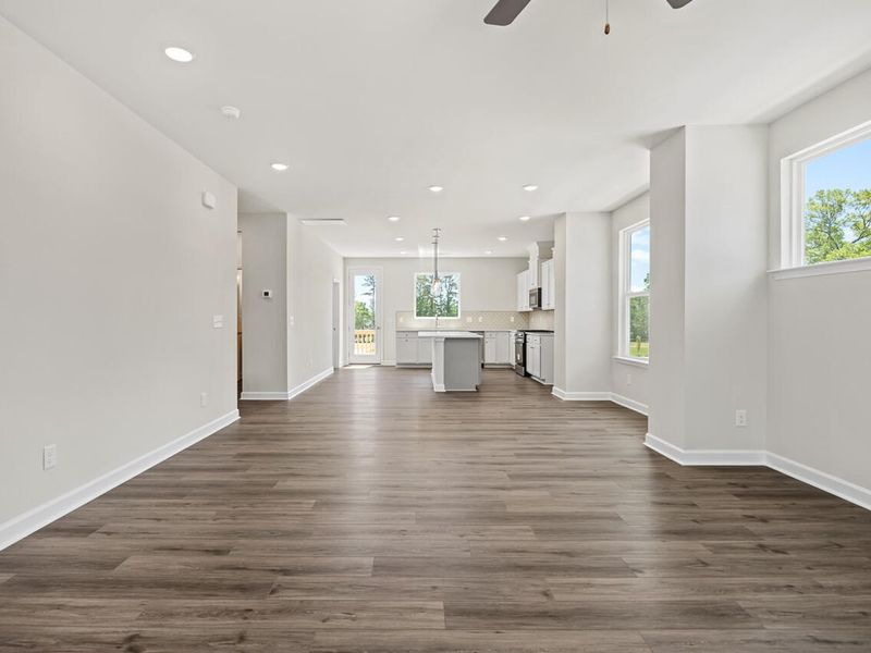 Spacious, unfurnished interior of a new home in Camden Park, Knightdale (Image 19). Spacious, unfurnished interior of a new home in Camden Park, Knightdale (Image 19).