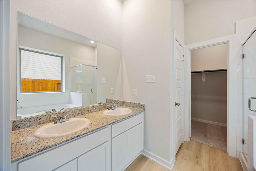 Furnished interior view inside a new home in Granger Pines, Conroe (Image 3). Furnished interior view inside a new home in Granger Pines, Conroe (Image 3).