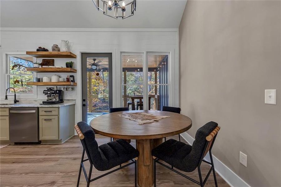 Furnished interior view inside a new home in , Talking Rock (Image 10).
