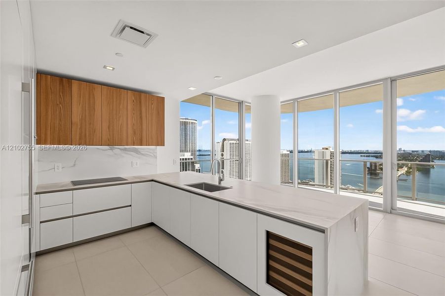 Furnished interior view inside a new home in , Miami (Image 17).