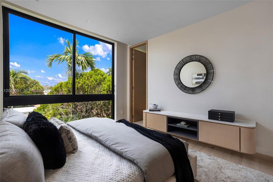 Furnished interior view inside a new home in , Miami Beach (Image 43).