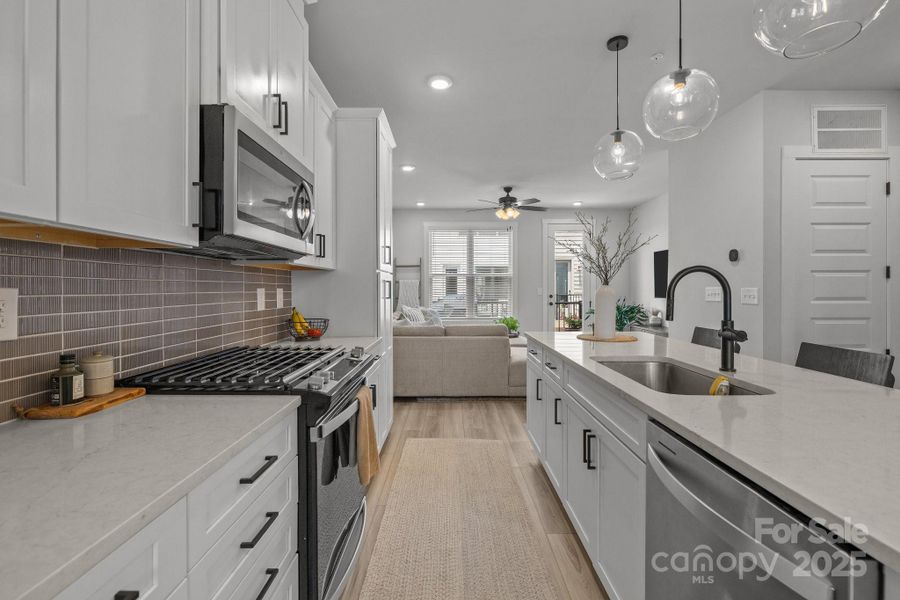Furnished interior view inside a new home in , Charlotte (Image 11).