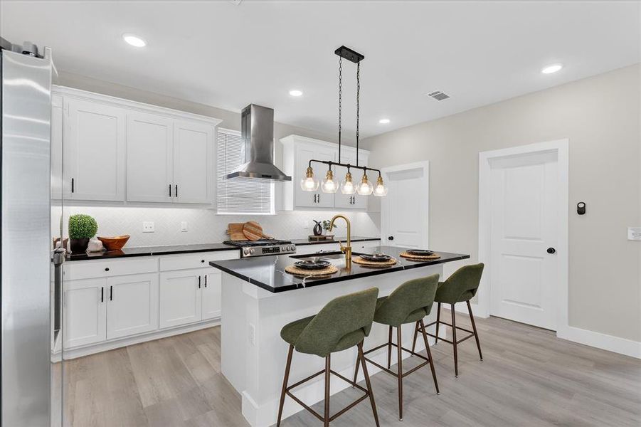 Furnished interior view inside a new home in , Dallas (Image 15).