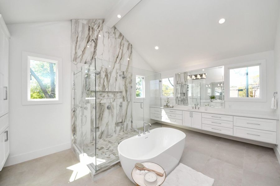 Furnished interior view inside a new home in , Houston (Image 30).