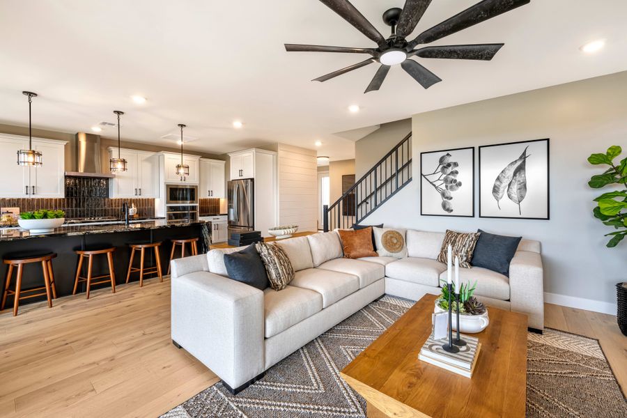 Furnished interior view inside a new home in Waterston Central, Gilbert (Image 7).