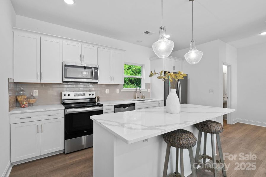 Furnished interior view inside a new home in , Asheville (Image 32).
