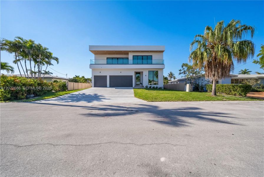 Front exterior of a new home in , Fort Lauderdale, FL, highlighting curb appeal (Image 7).