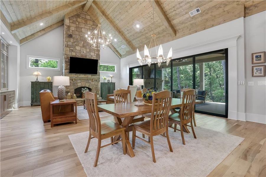 Furnished interior view inside a new home in , Dahlonega (Image 45).
