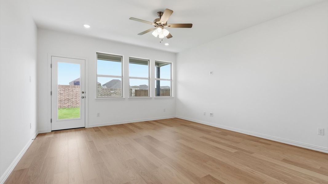 Furnished interior view inside a new home in Westridge Journey, Princeton (Image 11).