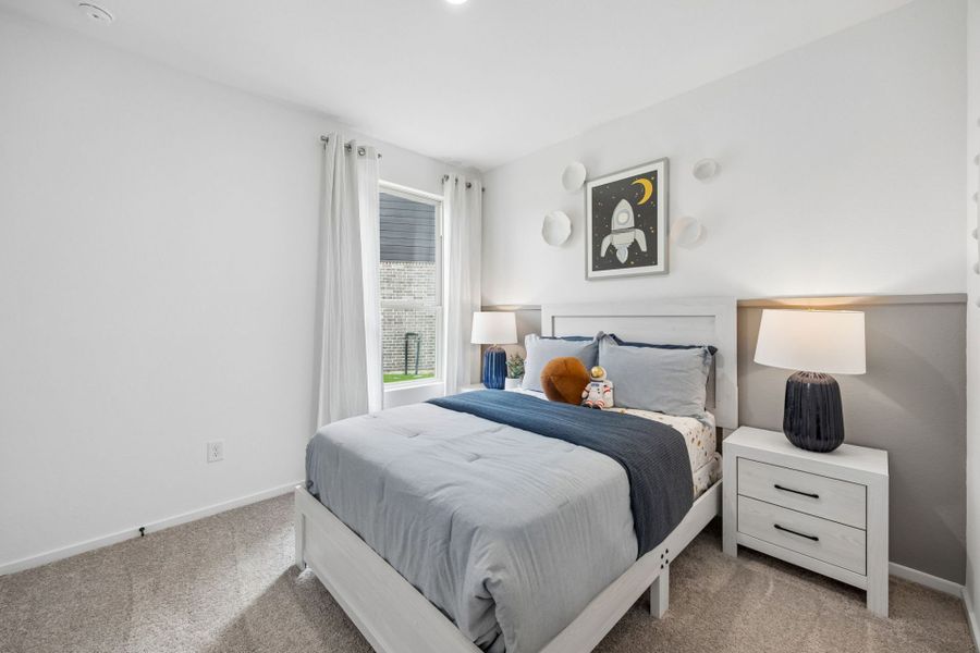 Representative furnished interior of a home built from the Chatfield by Centex in Mavera, Conroe (Image 7).