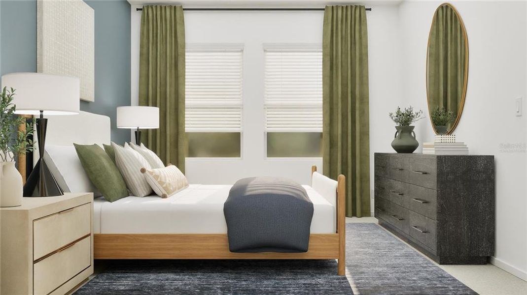 Furnished interior view inside a new home in , Clermont (Image 10).