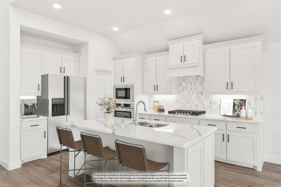 Furnished interior view inside a new home in Creekview Meadows, Celina (Image 16).