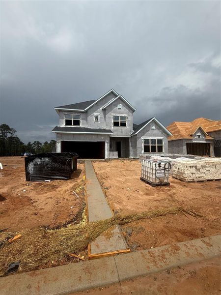 In-progress construction of a new home in Audubon – Ascent Collection, Magnolia, TX (Image 3).