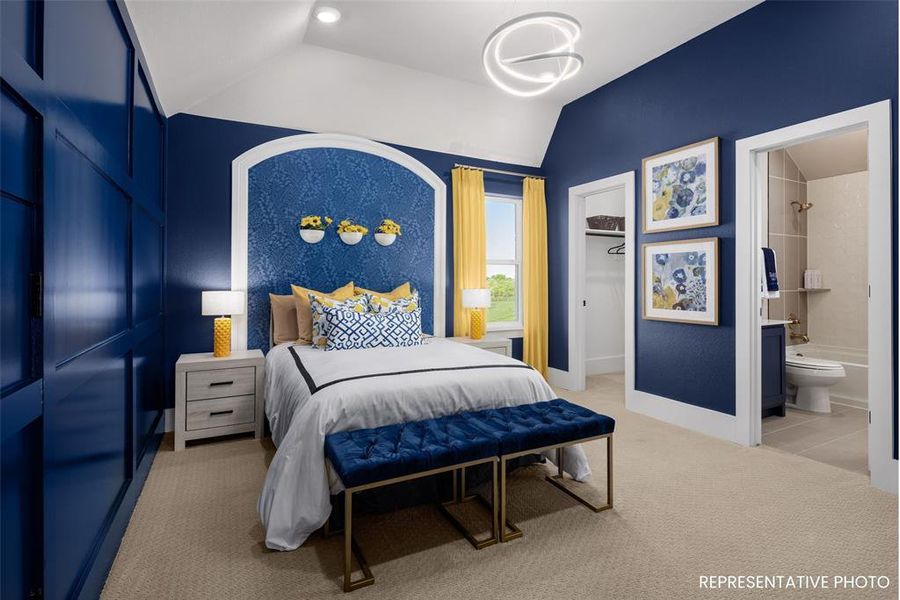 Furnished interior view inside a new home in Heath Golf & Yacht Club, Heath (Image 2).