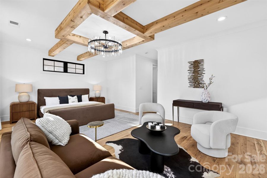 Furnished interior view inside a new home in , Charlotte (Image 29).