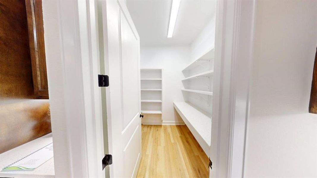 View of storage area