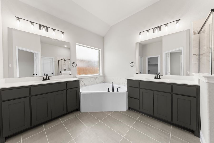 Furnished interior view inside a new home in Lovers Landing, Forney (Image 9).