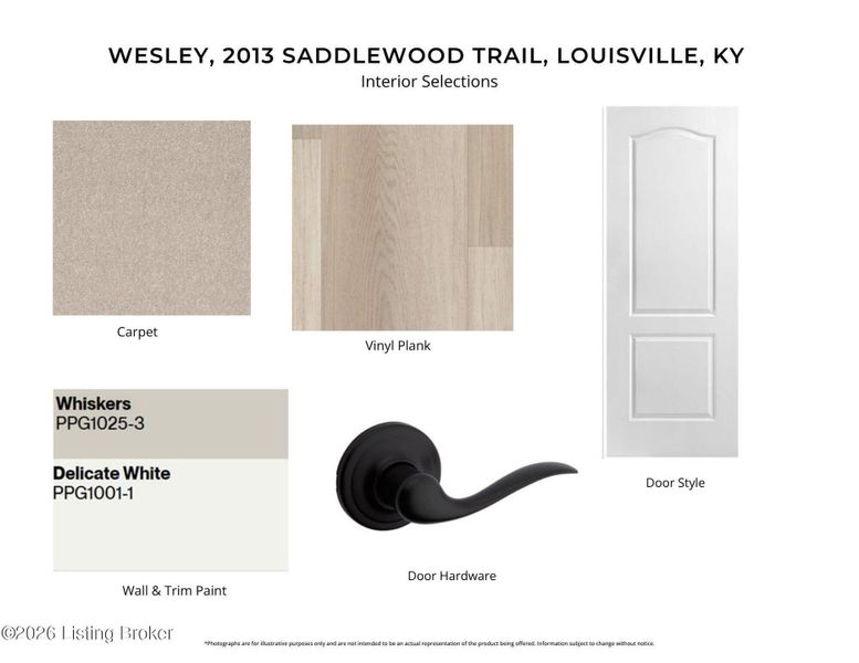 Sample of building materials used in homes in Bridle Run, Louisville (Image 6). Sample of building materials used in homes in Bridle Run, Louisville (Image 6).