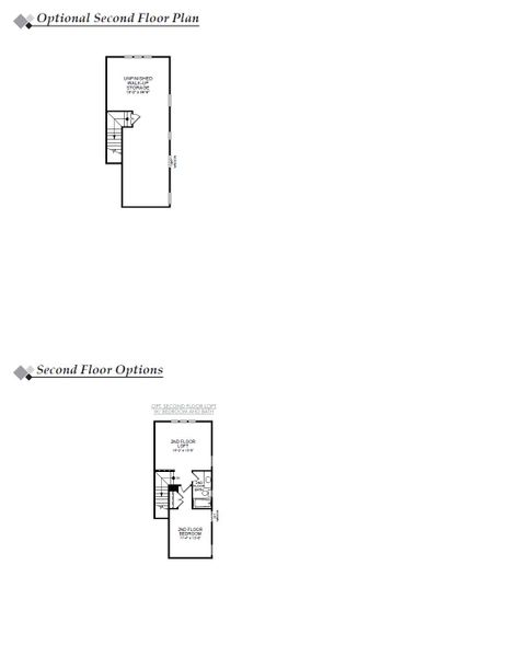 2D floor plan layout of this home in The Village at Horse Creek, Graniteville, SC (Image 3).