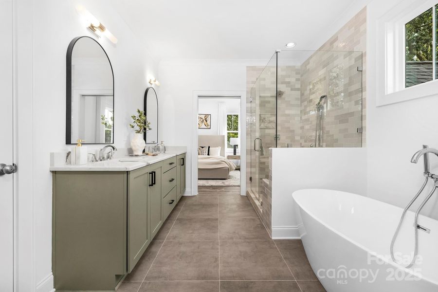 Furnished interior view inside a new home in , Charlotte (Image 23). Furnished interior view inside a new home in , Charlotte (Image 23).