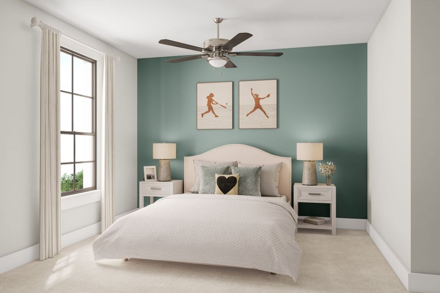 Representative furnished interior of a home built from the Kea by Tri Pointe Homes in Trillium, Richmond (Image 15).