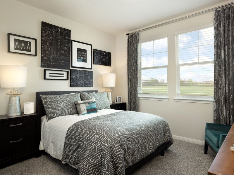 Furnished interior view inside a new home in Big Sky Ranch - Executive Collection, Dripping Springs (Image 10).