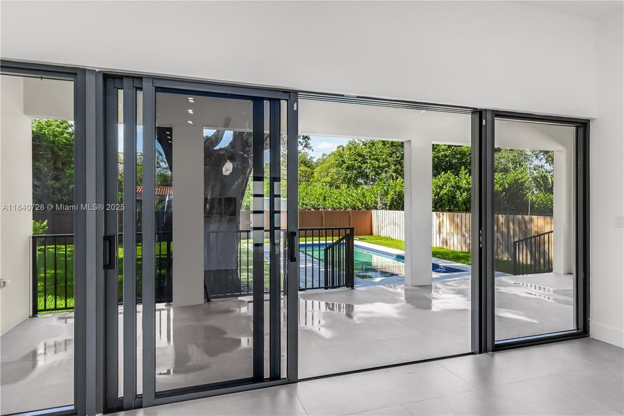 Furnished interior view inside a new home in , Biscayne Park (Image 10).