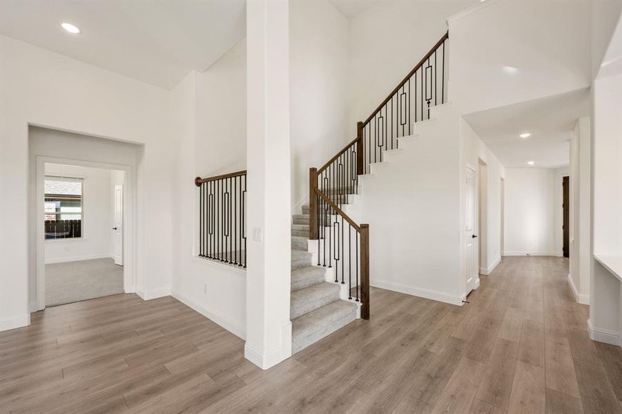 Spacious, unfurnished interior of a new home in Meadow Vista 60-65, Anna (Image 26). Spacious, unfurnished interior of a new home in Meadow Vista 60-65, Anna (Image 26).