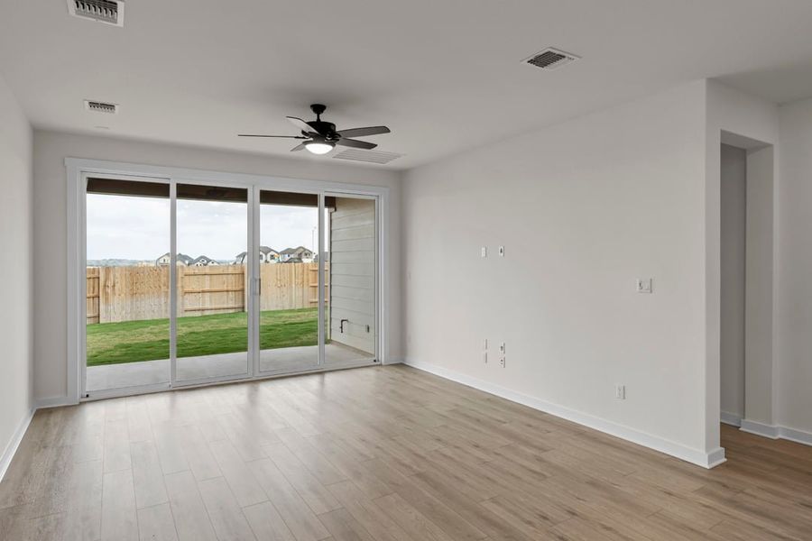 Spacious, unfurnished interior of a new home in Terrace Collection at Lariat, Liberty Hill (Image 24).