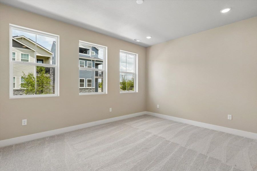 Spacious, unfurnished interior of a new home in Pony Park, Colorado Springs (Image 25). Spacious, unfurnished interior of a new home in Pony Park, Colorado Springs (Image 25).