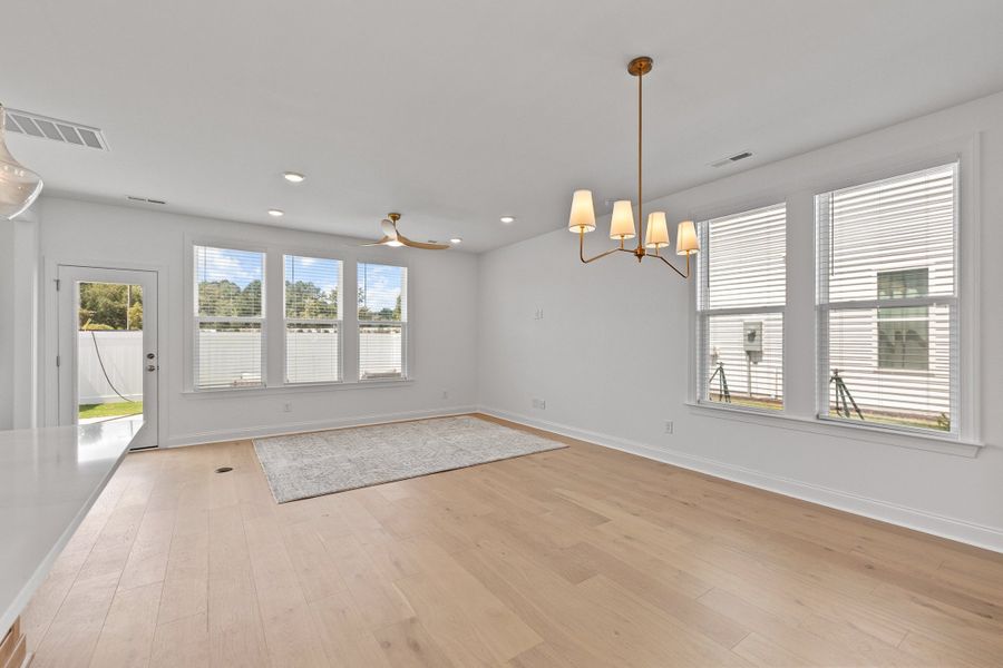 Representative unfurnished interior of a home built from the The Juniper by RobuckHomes in Kennebec Crossing, Angier (Image 29).