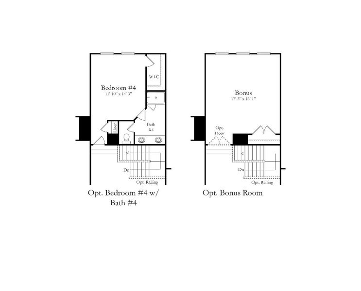 2D floor plan layout for the Kendrick by DRB Homes in Easler Farm, Boiling Springs, SC (Image 23).