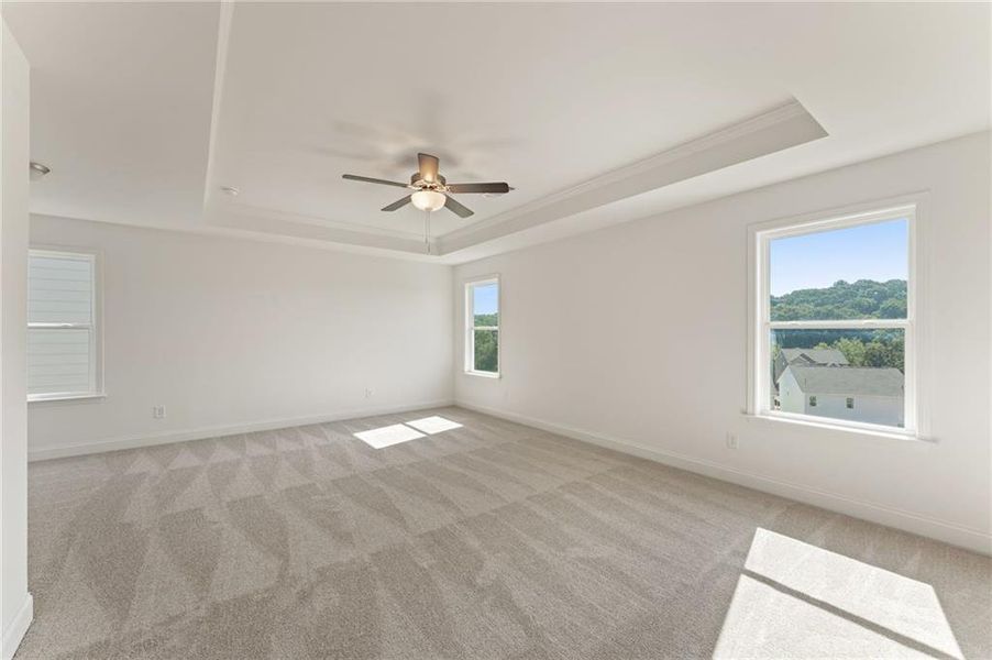 Spacious, unfurnished interior of a new home in Clark Farms, Flowery Branch (Image 14).