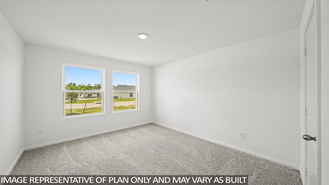 Representative unfurnished interior of a home built from the Denton by D.R. Horton in Chapel Lakes, Montgomery (Image 16). Representative unfurnished interior of a home built from the Denton by D.R. Horton in Chapel Lakes, Montgomery (Image 16).