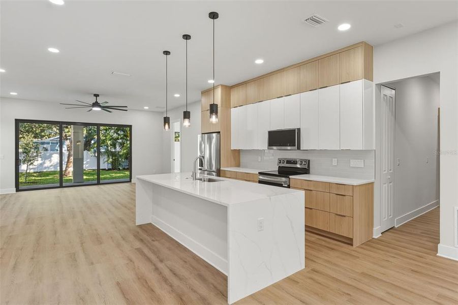 Furnished interior view inside a new home in , Tampa (Image 8).