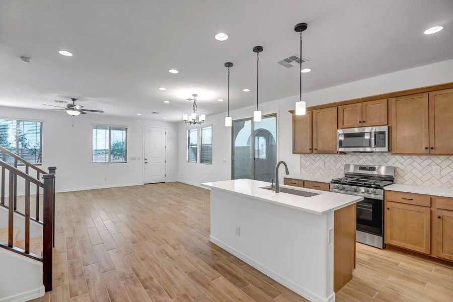 Furnished interior view inside a new home in Ironwood Villages at North Creek, Queen Creek (Image 10).