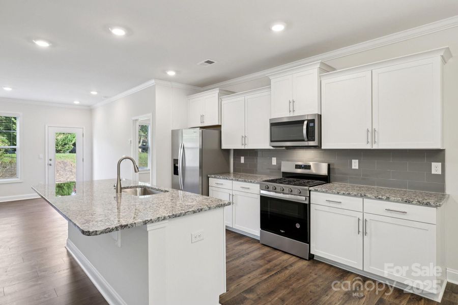 Furnished interior view inside a new home in Blackstone Bay Townhomes, Sherrills Ford (Image 8).