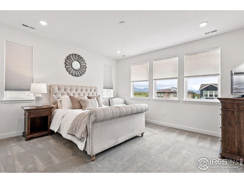 Primary Bedroom with Mountain Views