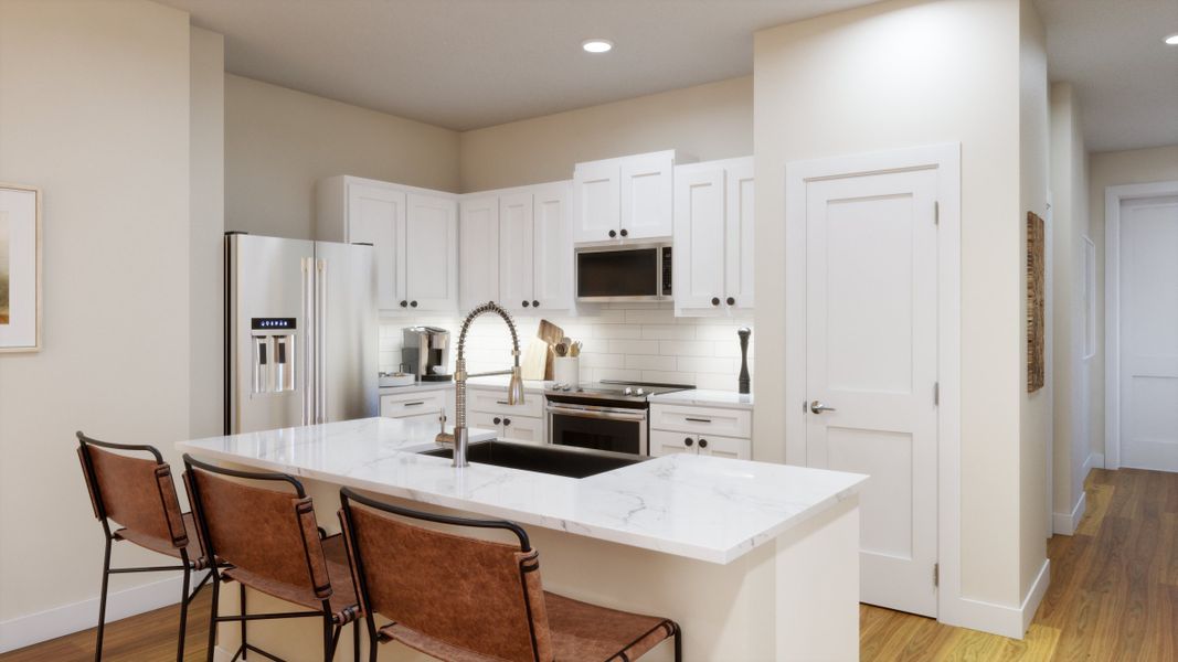 Representative furnished interior of a home built from the Cove by Risewell Homes in Watermark, Cocoa (Image 4). Representative furnished interior of a home built from the Cove by Risewell Homes in Watermark, Cocoa (Image 4).