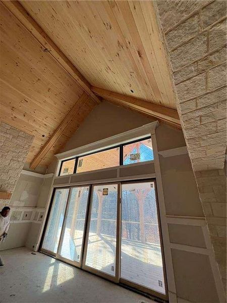 In-progress construction of a new home in , Gainesville, GA (Image 46).